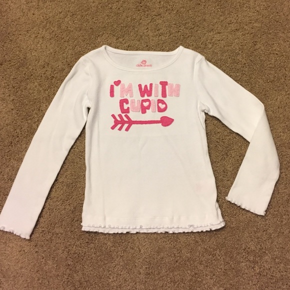 "I'm with Cupid" Long Sleeve Thermal Shirt 5T