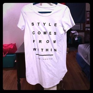 "Style comes from within" t shirt