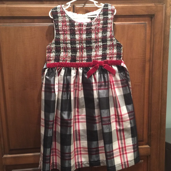 Christmas red and black dress