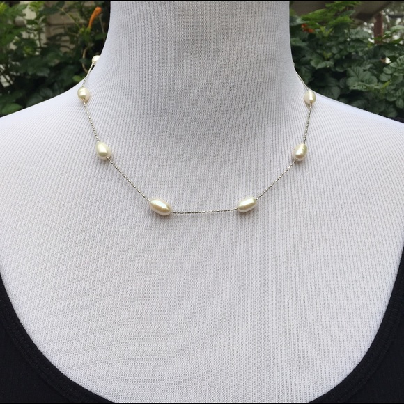 *Sale* Freshwater Pearl 18k plated Necklace