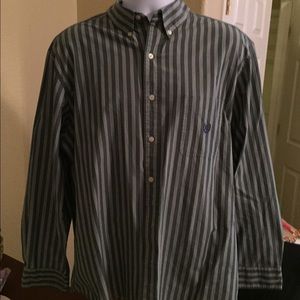 Chaps Button Down Casual Shirt.