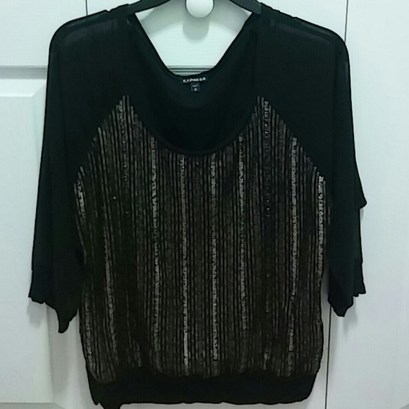M- Sequin Express Top