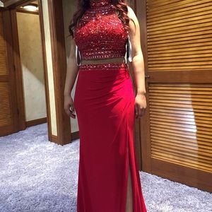 Sherri Hill Two Piece Prom Dress