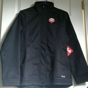 NWT. FILA Black Waterproof Jacket