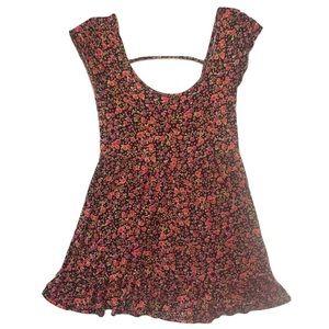 LA Hearts Backless Floral Top- S/XS