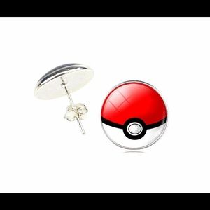 Women's Pokémon Pokeball Dome Carbachon Earrings