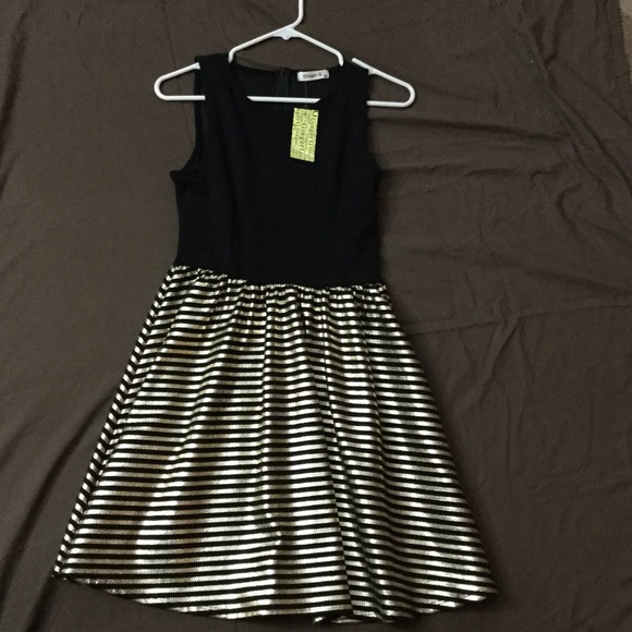 Ginger G black and gold dress