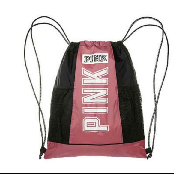 PINK drawstring backpack