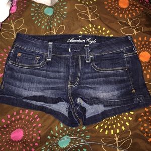 AEO Jean Shorts- Dark Wash