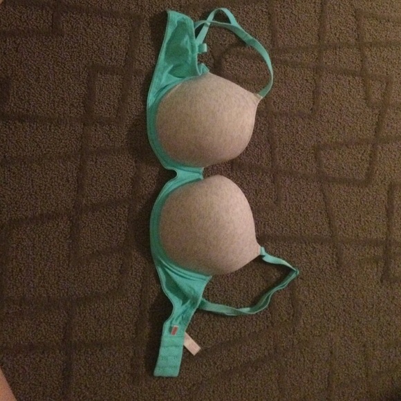 PINK 32DD teal bra