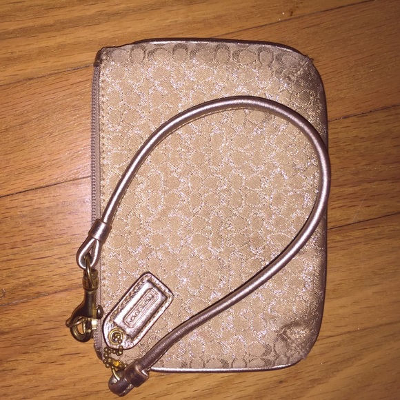 Small Coach wrist wallet