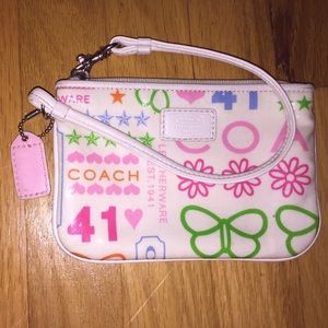Small Coach wrist wallet/bag