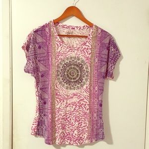 Beautiful shirt with beaded design