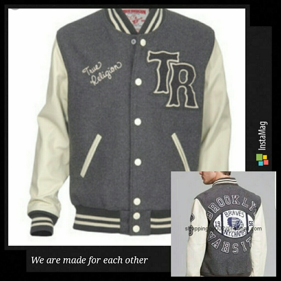 True Religion Varsity Jacket