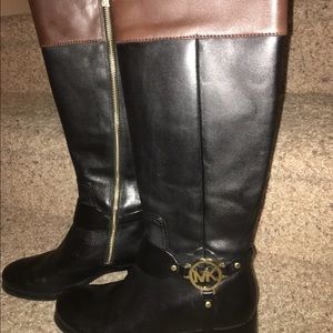 Michael Kors Fulton Harness Riding Boots