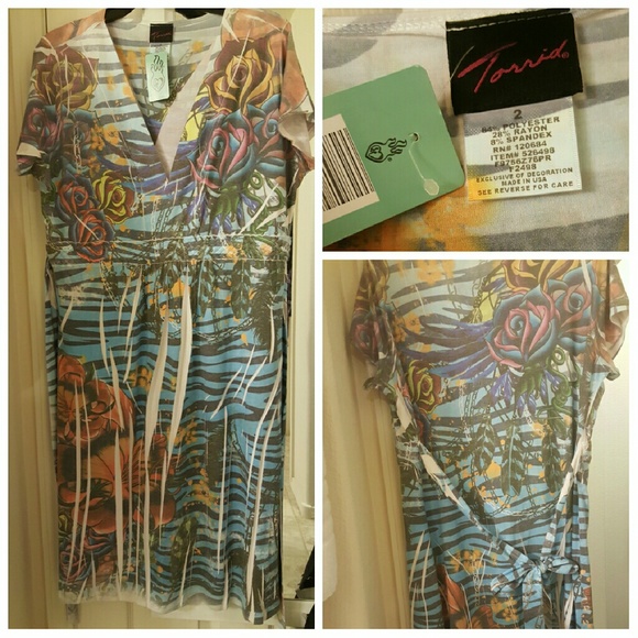 Torrid NWT Tattoo Style Dress