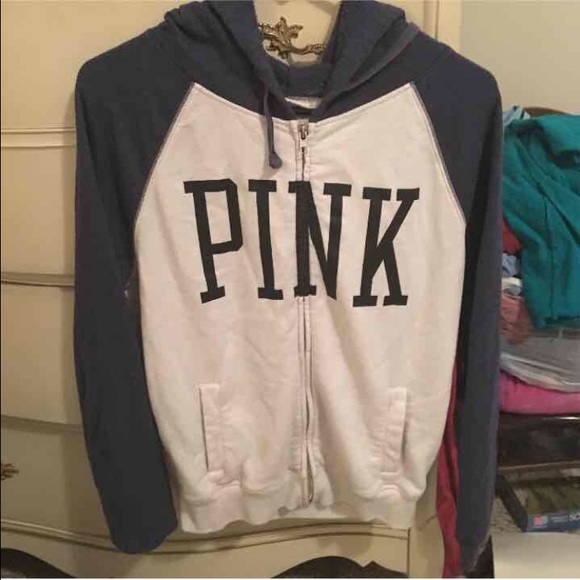 PINK zip up hoodie
