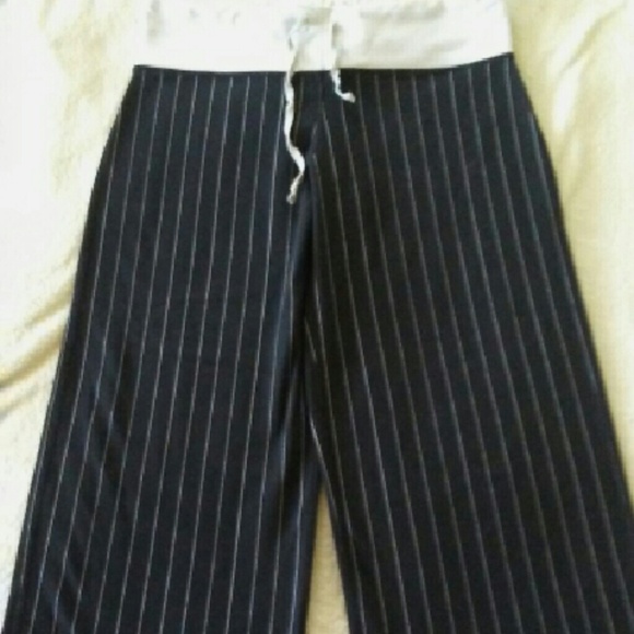 Lululemon pinstripe capris