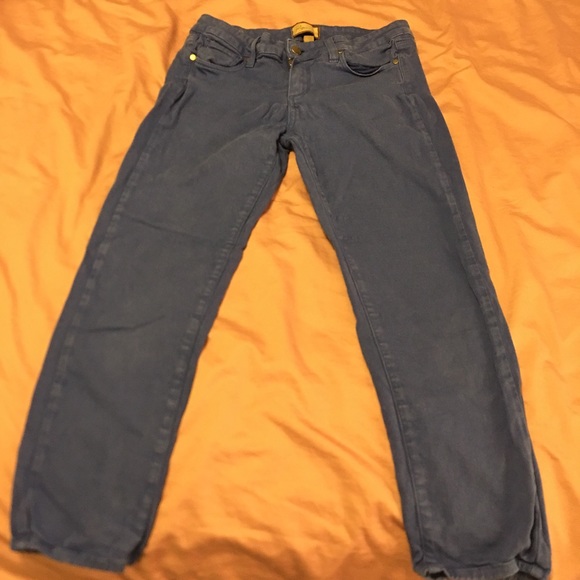 Blue Paige Capri Pants. Size 28.