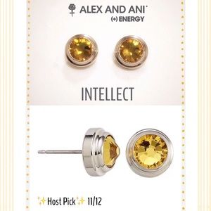 ✨HP✨NWT Alex and Ani "Sacred Studs" INTELLECT