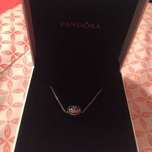 Brand new pandora heart necklace!