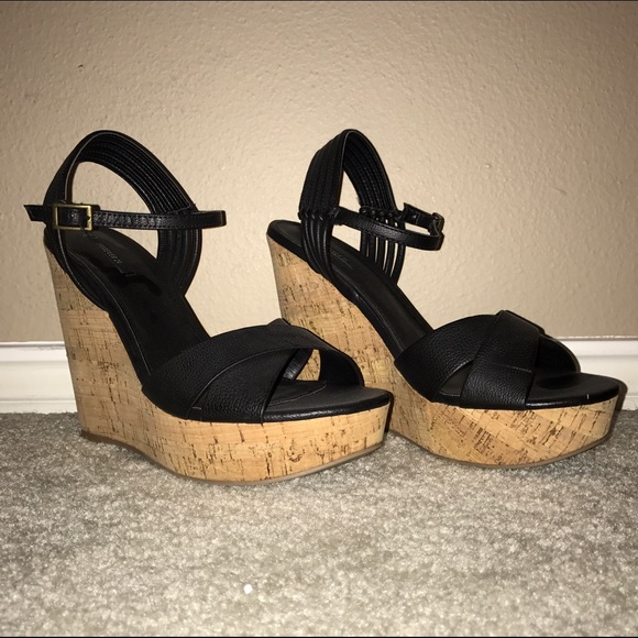 strappy wedges Forever 21