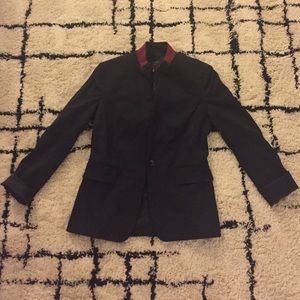 Rag & Bone Blazer with Red Collar