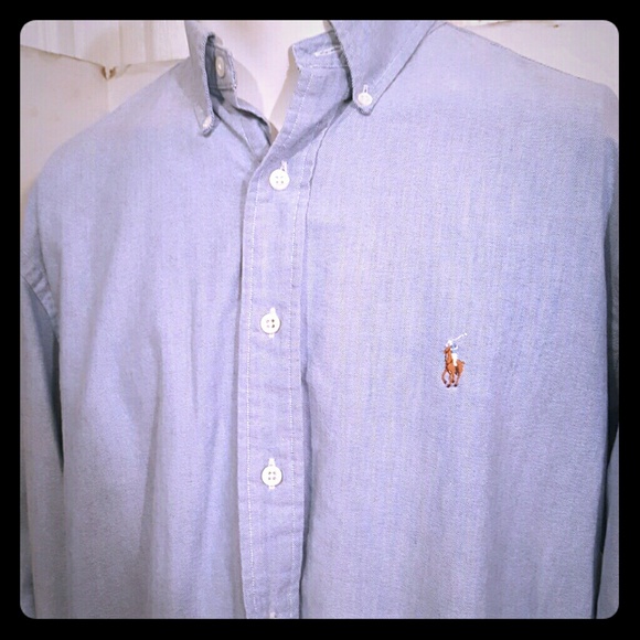 Men's Ralph Lauren Blake colored long sleeve polo