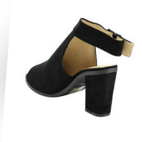 Shoes Black SUEDE Heels NEW!!! - Picture 2 of 5