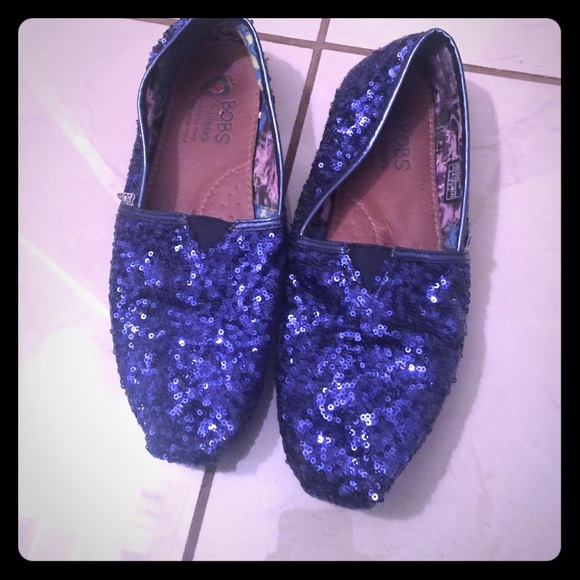 Sequined Bobs Flats