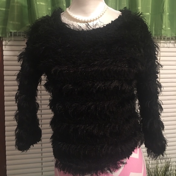 Black Eyelash Sweater ONLY.  Size 3T
