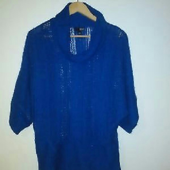 A.n.a blue slouch loose knit sweater