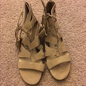 Tan sandals