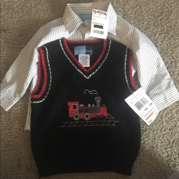 12 month dress shirt and vest