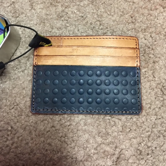 J. Fold sports wallet navy blue