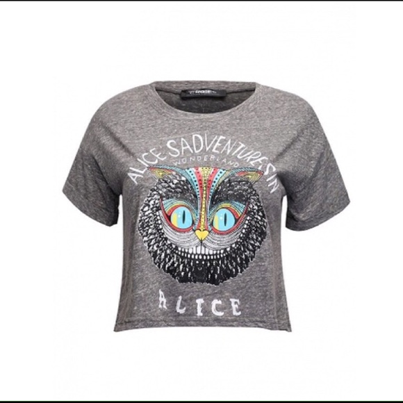 🍬Alice in Wonderland🍰Graphic Cropped T-shirt🍭 - Picture 5 of 8