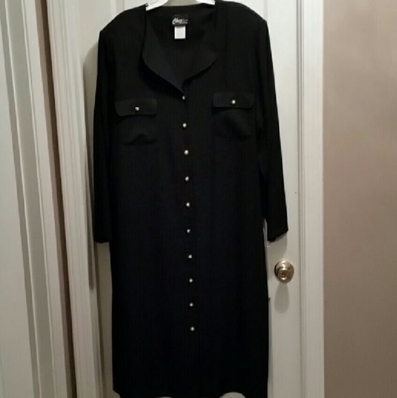 Chez California Designed by Tandy Black Dress