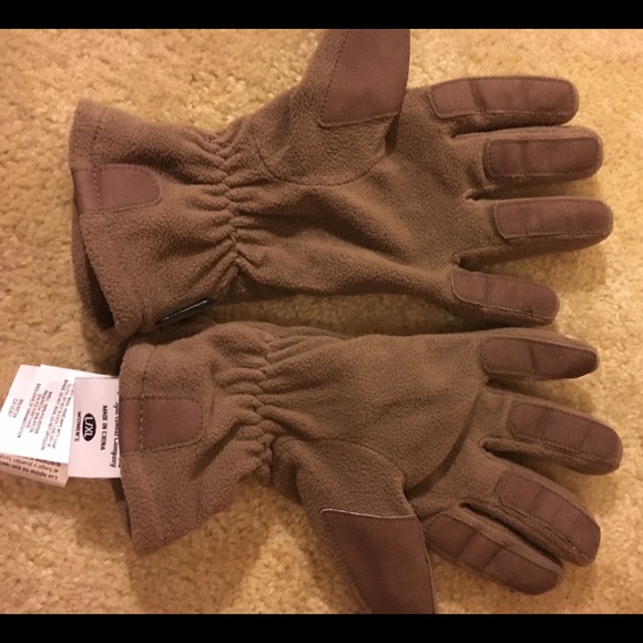 Columbia light brown gloves Sz L/XL women's