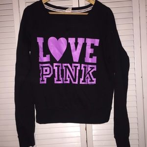 Love Pink Cozy Crewneck