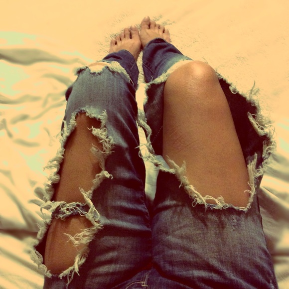 🦋 Destroyed Ripped Skinny Jeans⚡️final markdown⚡️