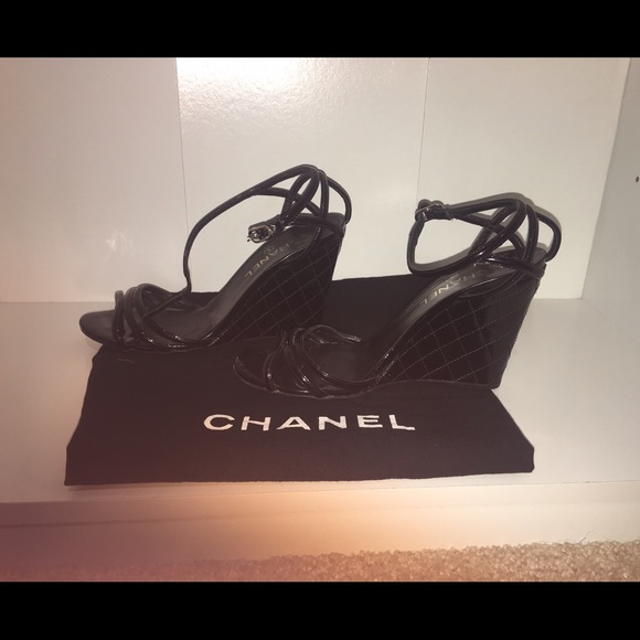 100% AUTHENTIC Chanel wedges