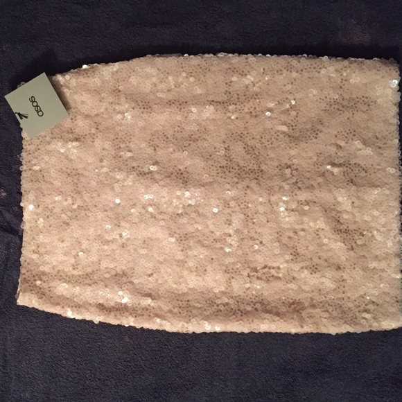 NWT ASOS sequin skirt