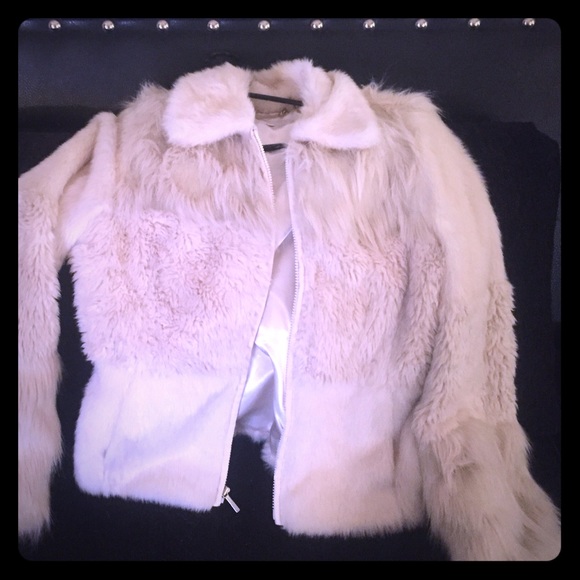 Faux fur coat
