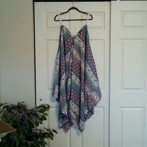 Plus size handkerchief dress