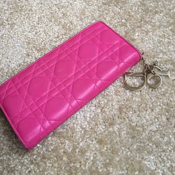 Dior Lady Dior Candy Pink wallet