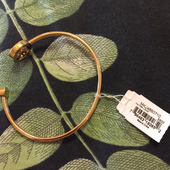 MICHAEL KORS Logo Bracelet GOLD NEW! - Picture 4 of 4