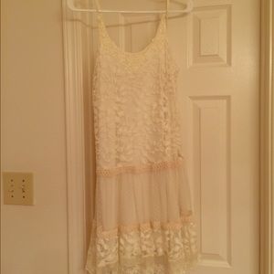 White lace dress
