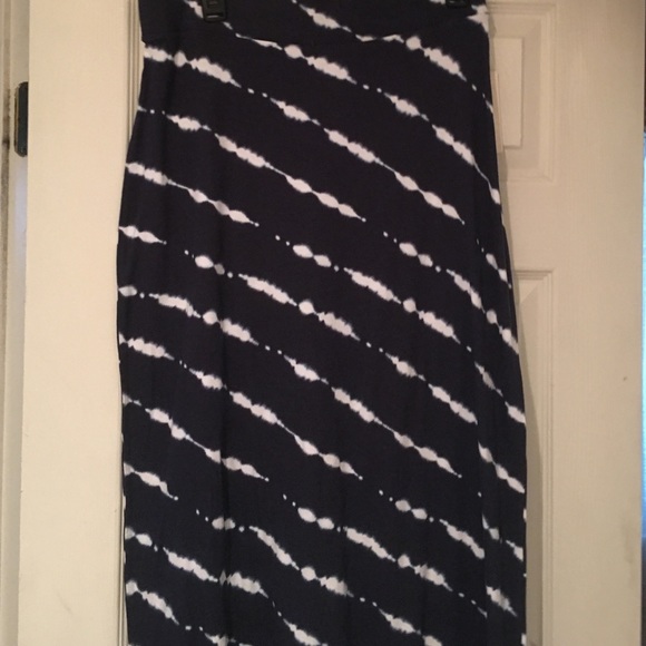 Tye dye style maxi skirt