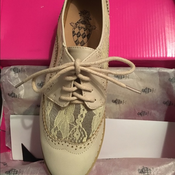Cream Oxfords