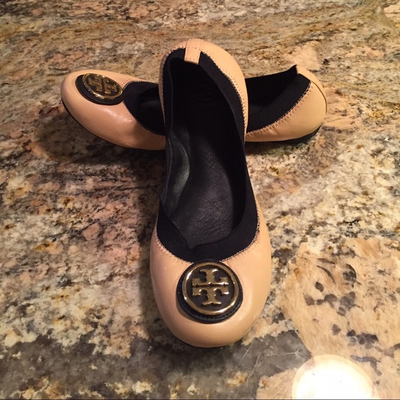 Authentic Tory Burch Caroline Flats